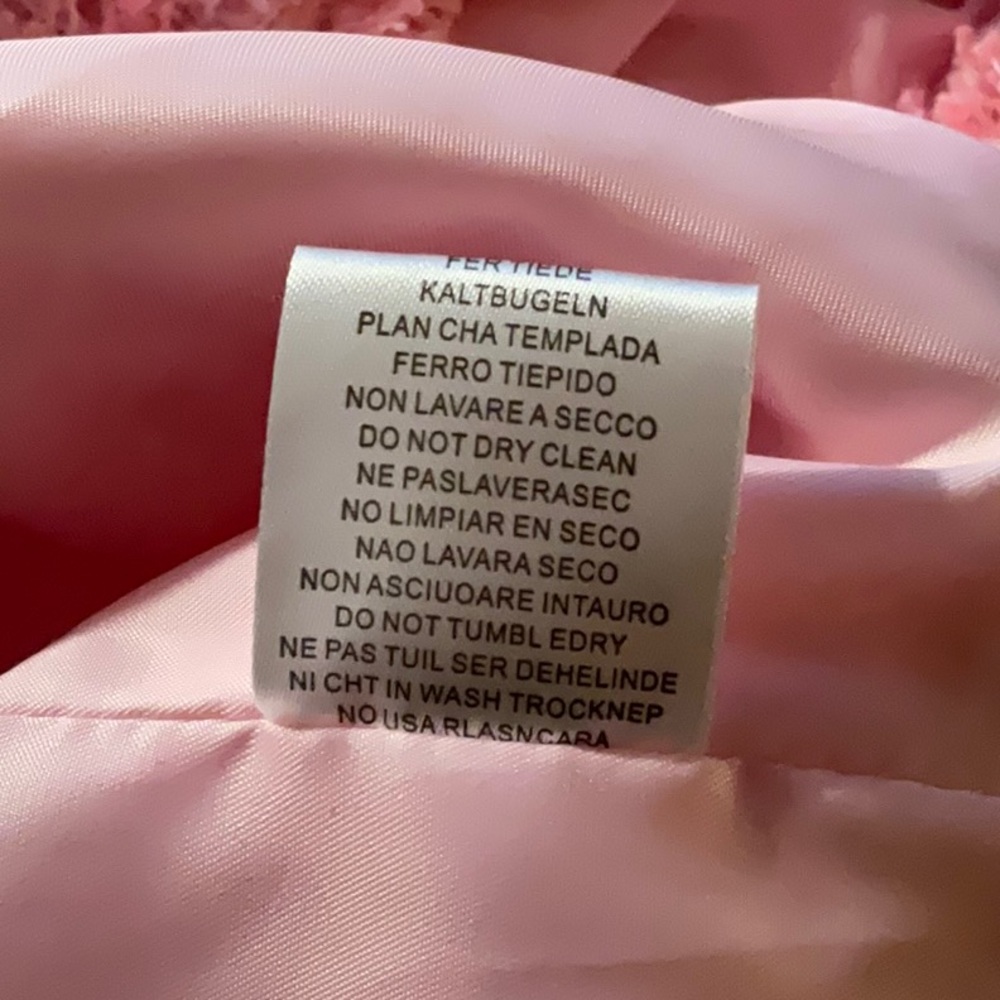 Chic Pink Textured Jacket - Picture 7 of 8